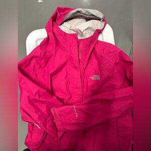 The North Face Hot Pink Hooded Rain Shell